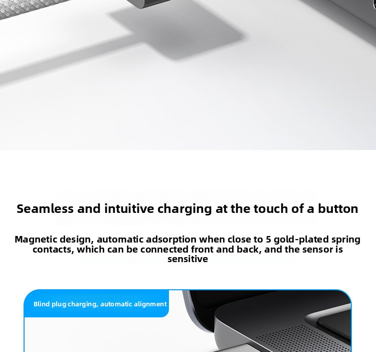 Magnetic USB‑C Charging Cable, Braided 3‑in‑1 Type‑C Fast Charger Cord Compatible with M1/M2/M3/M4 MacBook Laptops Airsky 8314 Detail 04