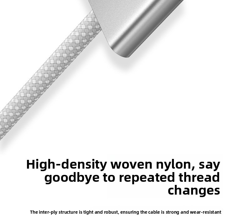 Magnetic USB‑C Charging Cable, Braided 3‑in‑1 Type‑C Fast Charger Cord Compatible with M1/M2/M3/M4 MacBook Laptops Airsky 8314 Detail 10